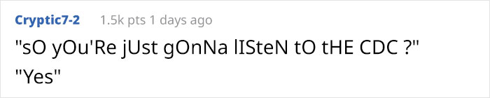 Person Mocks People For Listening To CDC's Advice On Masks, Gets Ridiculed In This Perfect Response Person Mocks People For Listening To CDC's Advice On Masks, Gets Ridiculed In This Perfect Response