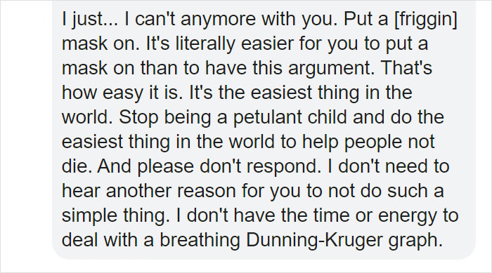 Person Mocks People For Listening To CDC's Advice On Masks, Gets Ridiculed In This Perfect Response Person Mocks People For Listening To CDC's Advice On Masks, Gets Ridiculed In This Perfect Response