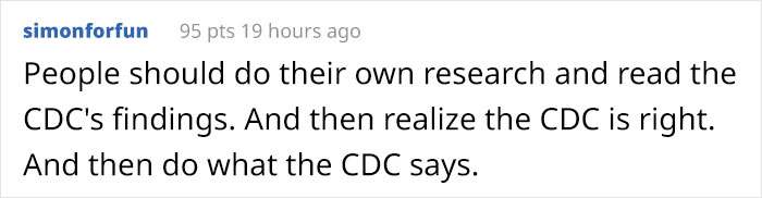 Person Mocks People For Listening To CDC's Advice On Masks, Gets Ridiculed In This Perfect Response Person Mocks People For Listening To CDC's Advice On Masks, Gets Ridiculed In This Perfect Response