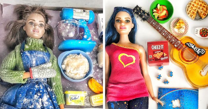 Woman Designs “Realistic” Quarantine-Themed Barbie Dolls And These Look Spot-On