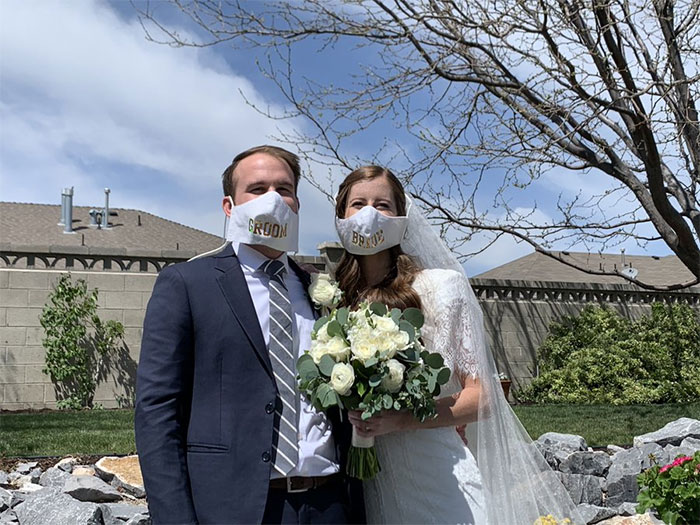 My Brother Got Married Today. Small Ceremony In The Backyard