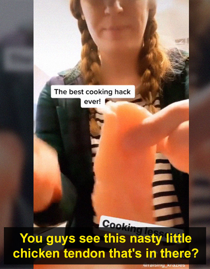 Woman's Hack For Removing The White Bits From Chicken Breasts Is A Game-Changer Woman's Hack For Removing The White Bits From Chicken Breasts Is A Game-Changer