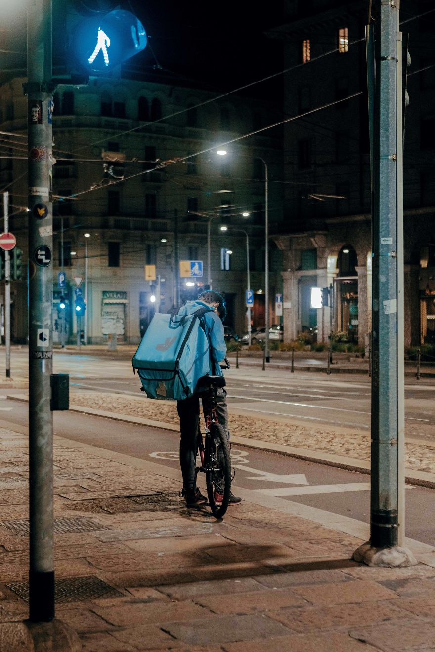 I Photographed The Italian Streets During The Quarantine And This Is What I Saw: Riders Saved Us!