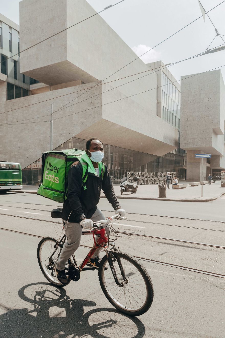 I Photographed The Italian Streets During The Quarantine And This Is What I Saw: Riders Saved Us!