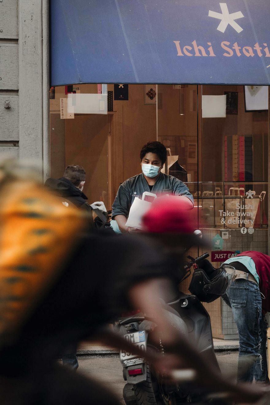 I Photographed The Italian Streets During The Quarantine And This Is What I Saw: Riders Saved Us!
