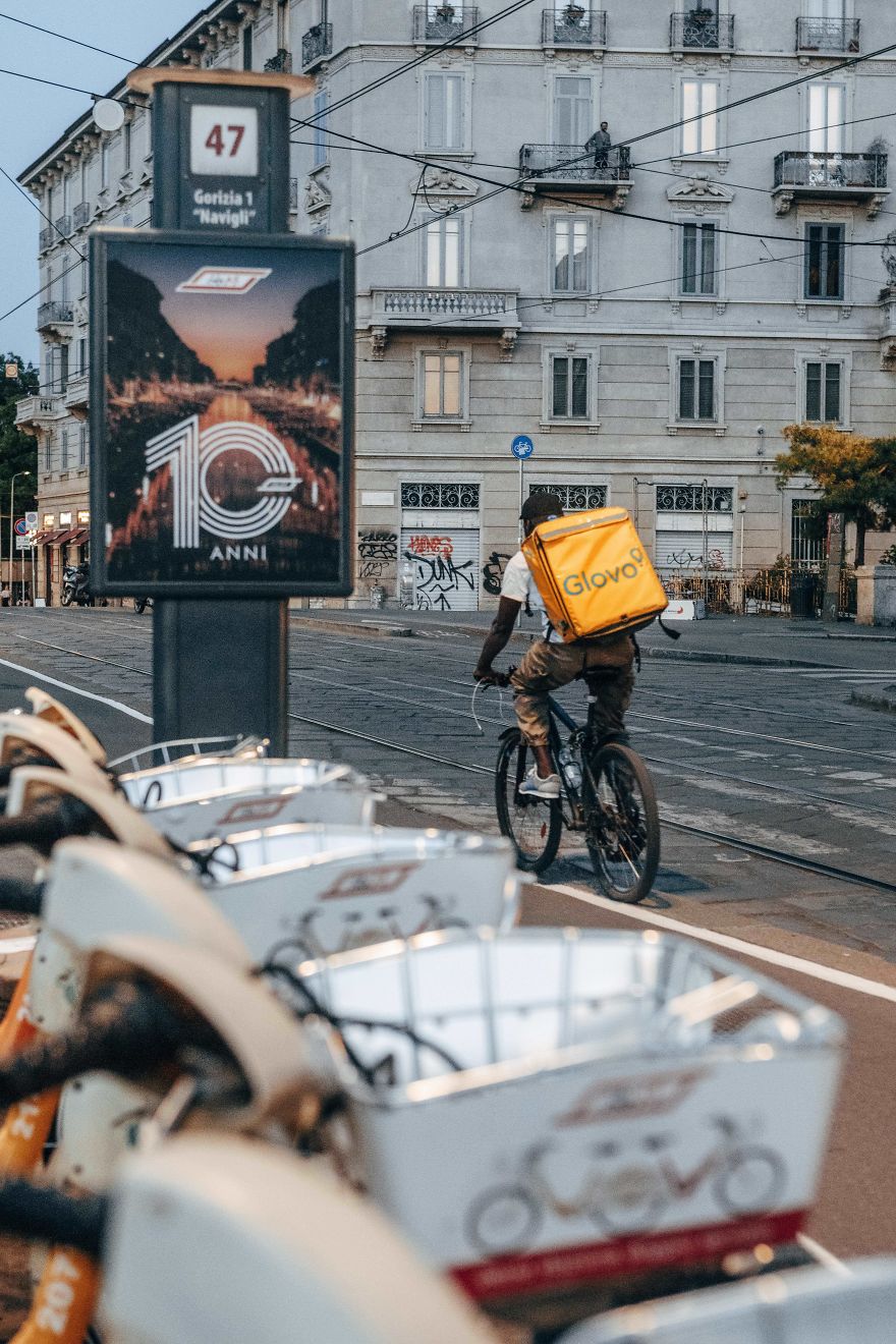 I Photographed The Italian Streets During The Quarantine And This Is What I Saw: Riders Saved Us!