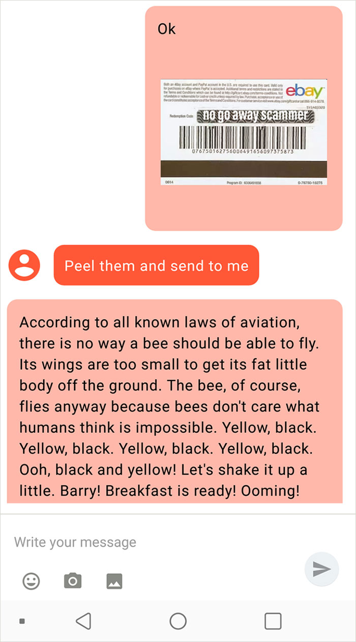 Person Tests Scammer's Patience By Pretending To Be Not The Sharpest Tool In The Shed