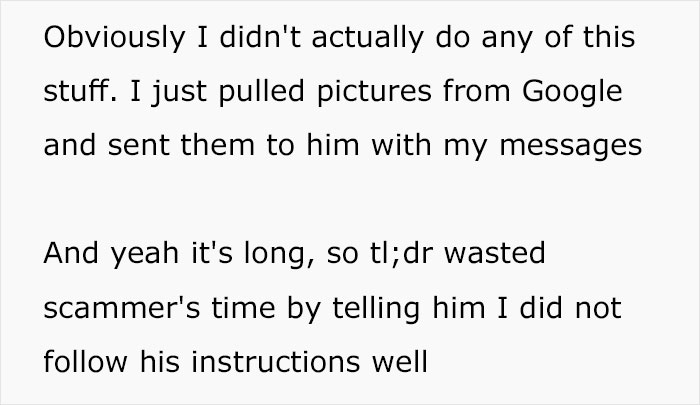 Person Tests Scammer's Patience By Pretending To Be Not The Sharpest Tool In The Shed Person Tests Scammer's Patience By Pretending To Be Not The Sharpest Tool In The Shed