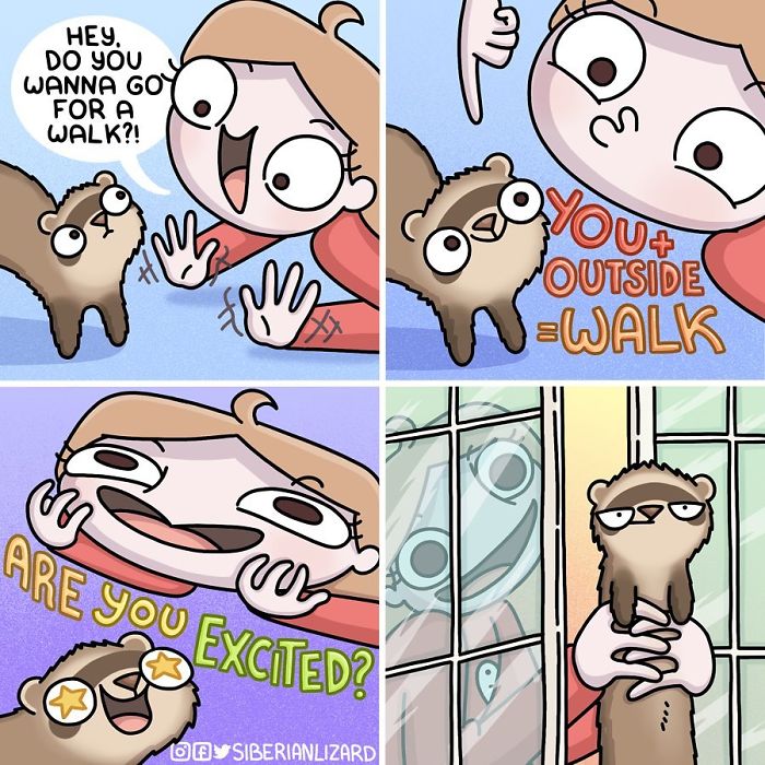 Funny-Ferrets-Comics-Siberian-Artist-Liza-Nechaeva