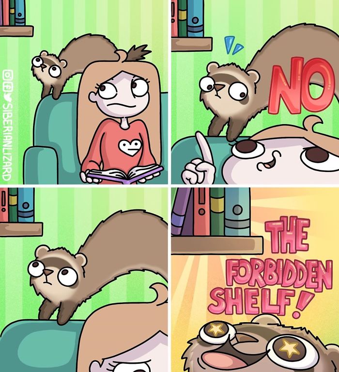 Funny-Ferrets-Comics-Siberian-Artist-Liza-Nechaeva