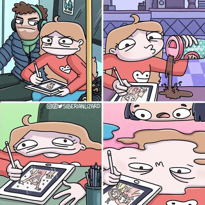 Funny-Ferrets-Comics-Siberian-Artist-Liza-Nechaeva