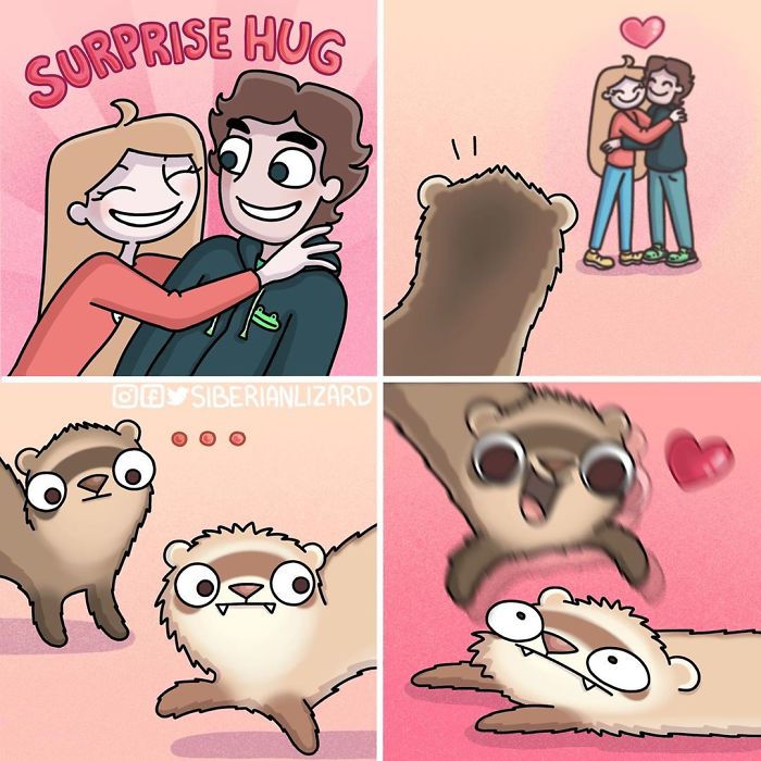 Funny-Ferrets-Comics-Siberian-Artist-Liza-Nechaeva