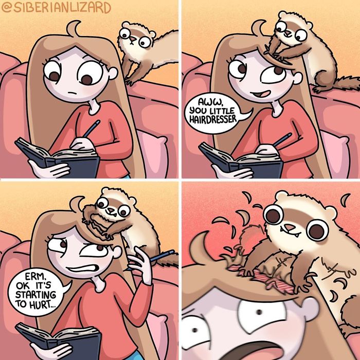 Funny-Ferrets-Comics-Siberian-Artist-Liza-Nechaeva