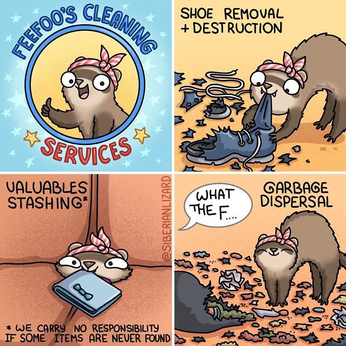 Funny-Ferrets-Comics-Siberian-Artist-Liza-Nechaeva