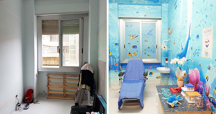 30 Pics Of Italian Artist’s Beautiful Hospital Murals That Help Children And Adults Alike