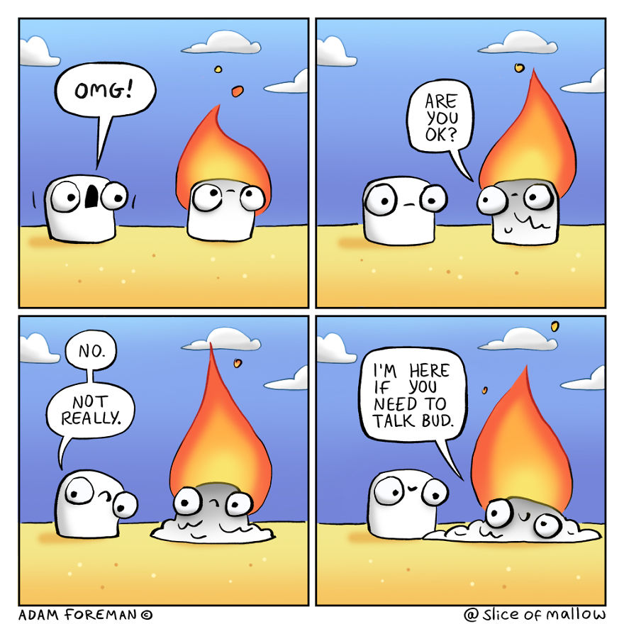 'are You Ok?' A Shout-Out To Selfless Friends In Comic Form. 'are You Ok?' A Shout-Out To Selfless Friends In Comic Form.