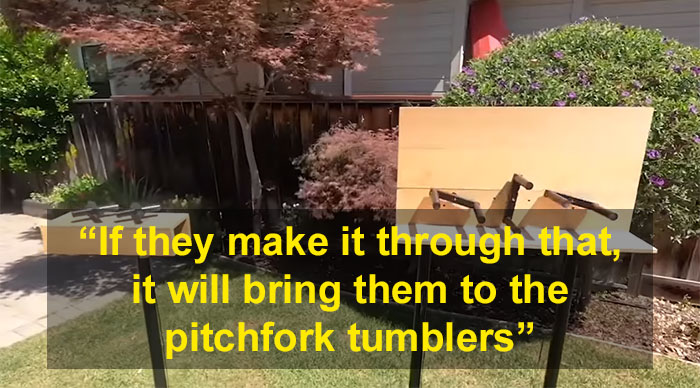 Former NASA Engineer Builds The Perfect Squirrel-Proof Bird Feeder And Watches Them Battle For The Treats