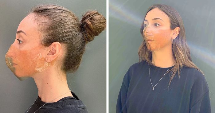 Design Duo Creates A Home-Grown Biodegradable Mask From Bacteria