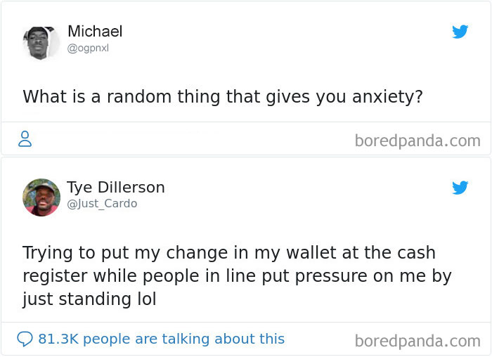 Things Causing Anxiety