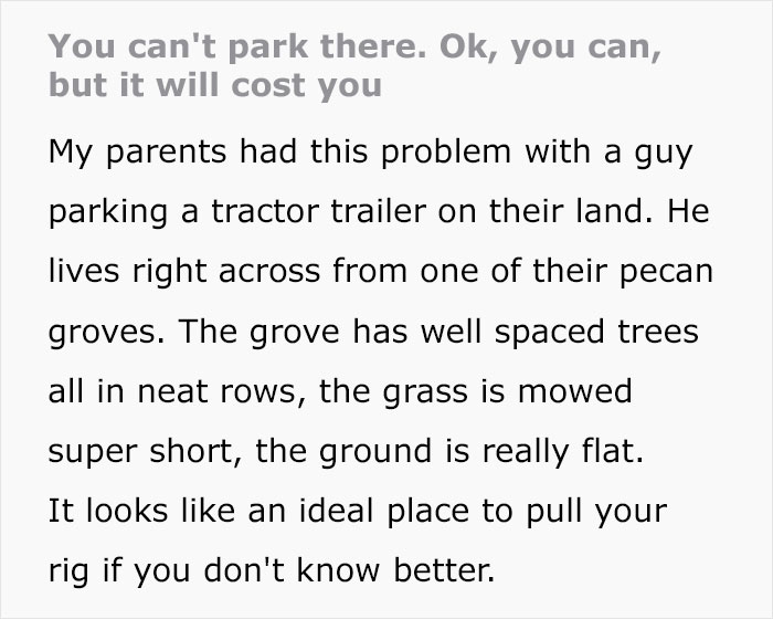 Jerk Repeatedly Damages Pecan Groves With His Trailer Truck, So The Landowner Teaches Him An Expensive Lesson Jerk Repeatedly Damages Pecan Groves With His Trailer Truck, So The Landowner Teaches Him An Expensive Lesson