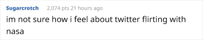 Flirty Conversation Between Twitter And NASA Is Going Viral