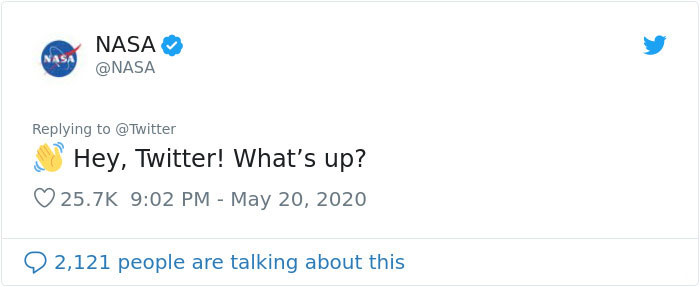 Flirty Conversation Between Twitter And NASA Is Going Viral