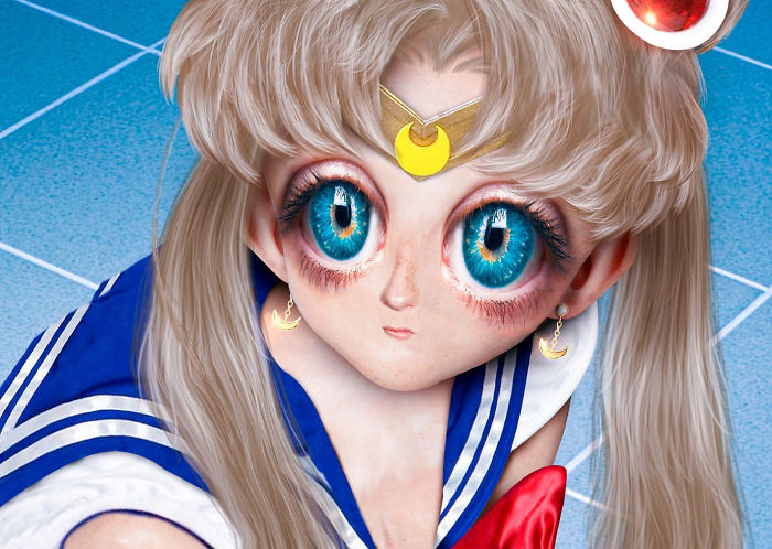 Artists From Around The World Challenged Themselves To Draw The Heroine Sailor Moon In Their Own Style