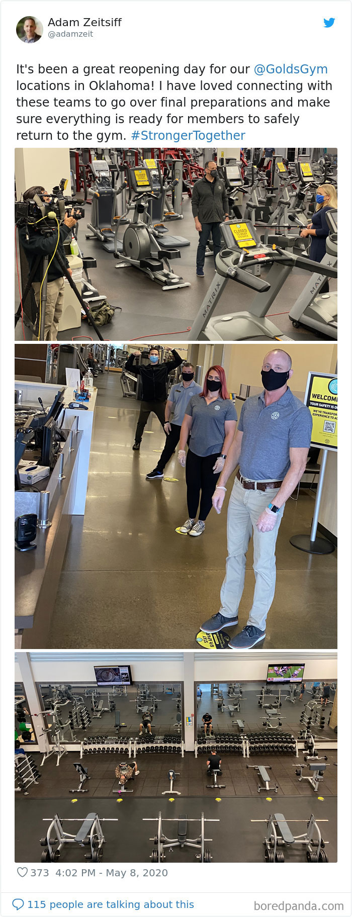 Social Distancing At The Gym