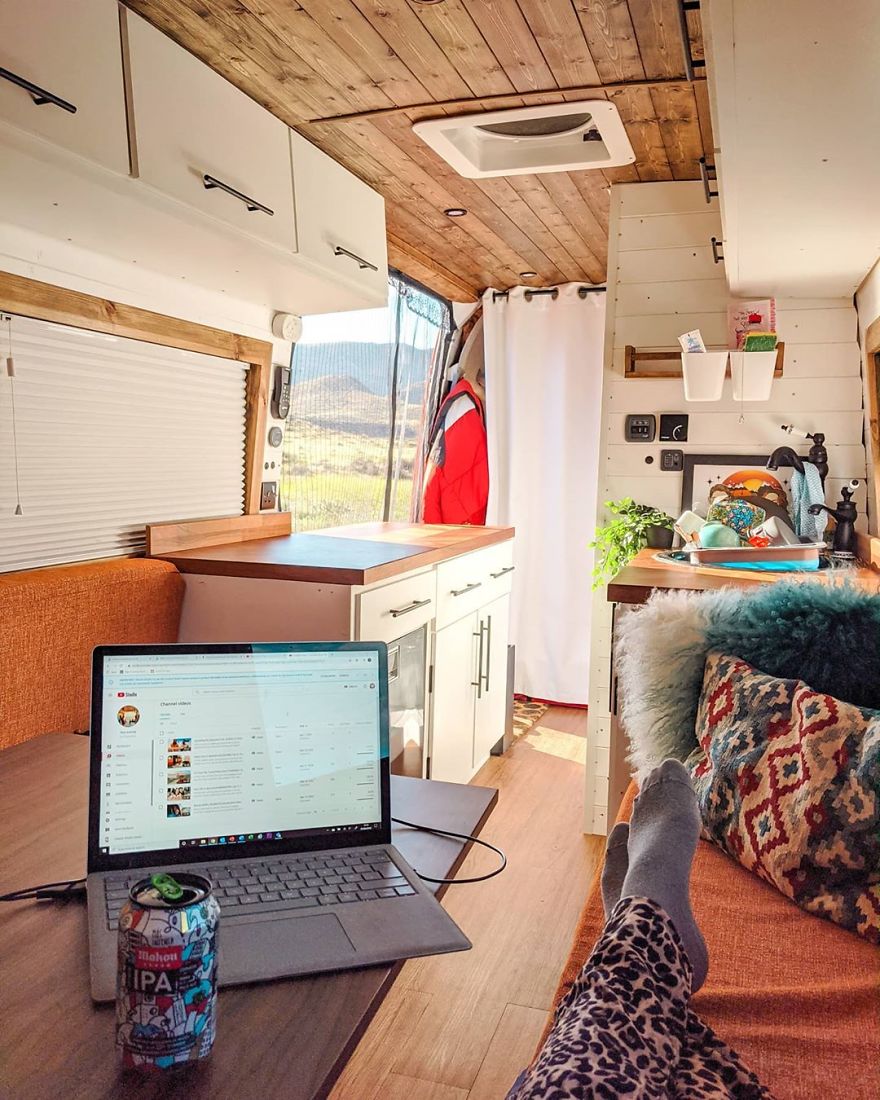 DIY Mercedes Sprinter Van Conversion | Full Bathroom | Off-Grid Tiny Home.