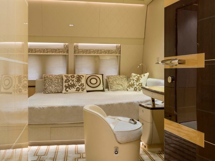 Check Out The Inside Of The World's Largest Private Jet That Looks Like A Flying Mansion (25 Pics)