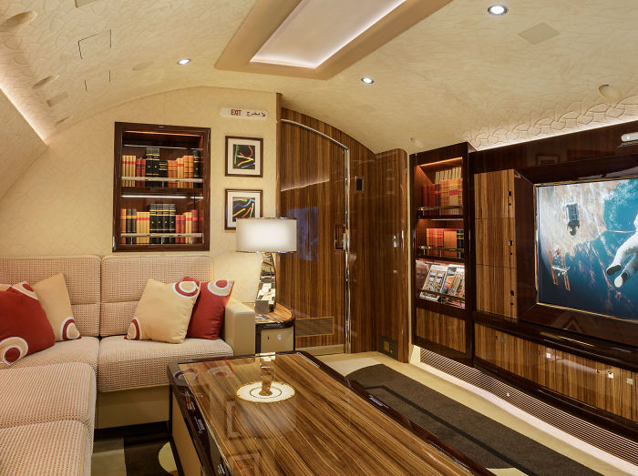 Check Out The Inside Of The World's Largest Private Jet That Looks Like A Flying Mansion (25 Pics) Check Out The Inside Of The World's Largest Private Jet That Looks Like A Flying Mansion (25 Pics)