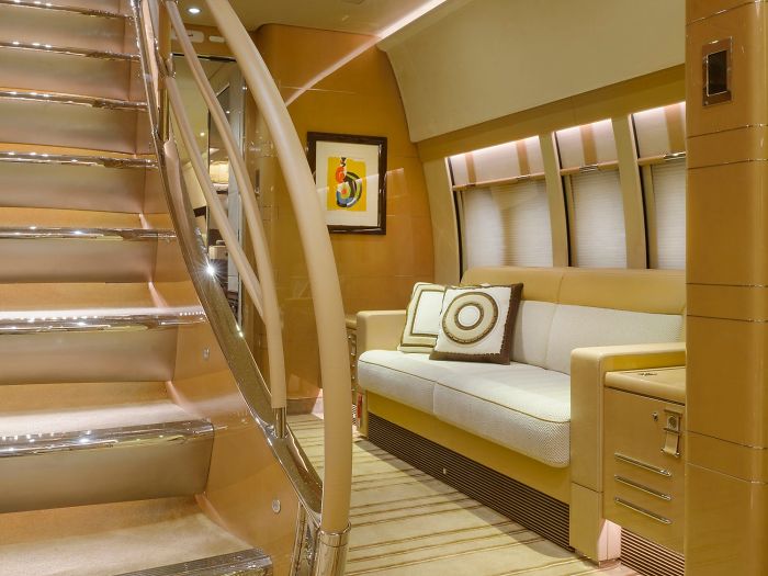 Check Out The Inside Of The World's Largest Private Jet That Looks Like A Flying Mansion (25 Pics)