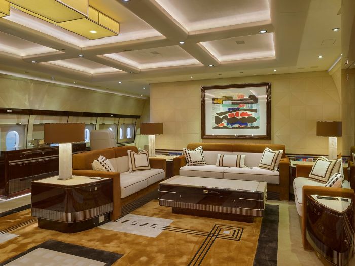 Check Out The Inside Of The World's Largest Private Jet That Looks Like A Flying Mansion (25 Pics) Check Out The Inside Of The World's Largest Private Jet That Looks Like A Flying Mansion (25 Pics)