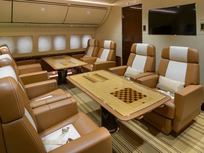 Check Out The Inside Of The World's Largest Private Jet That Looks Like A Flying Mansion (25 Pics)