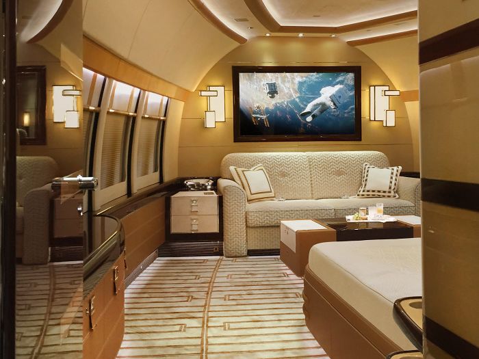 Check Out The Inside Of The World's Largest Private Jet That Looks Like A Flying Mansion (25 Pics)