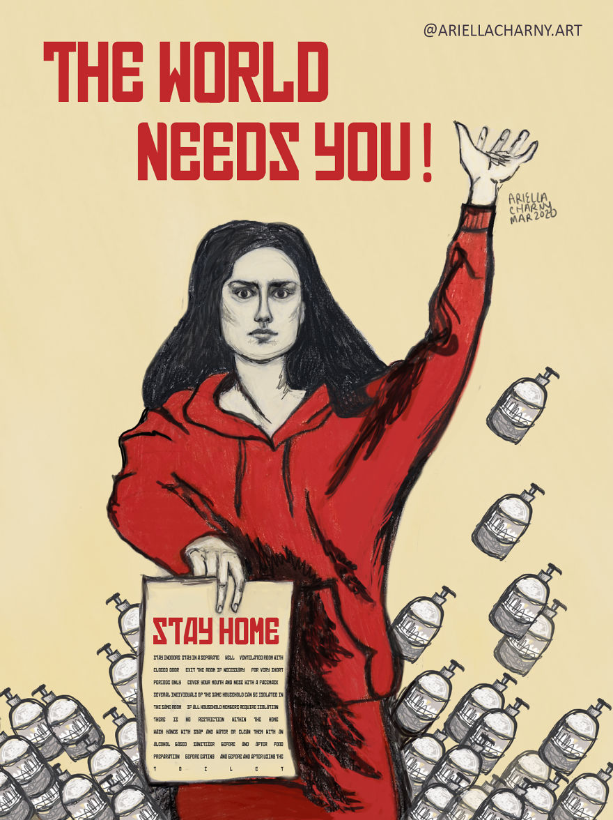 I Recreated Classic Soviet Propaganda Posters As COVID-19 Posters I Recreated Classic Soviet Propaganda Posters As COVID-19 Posters