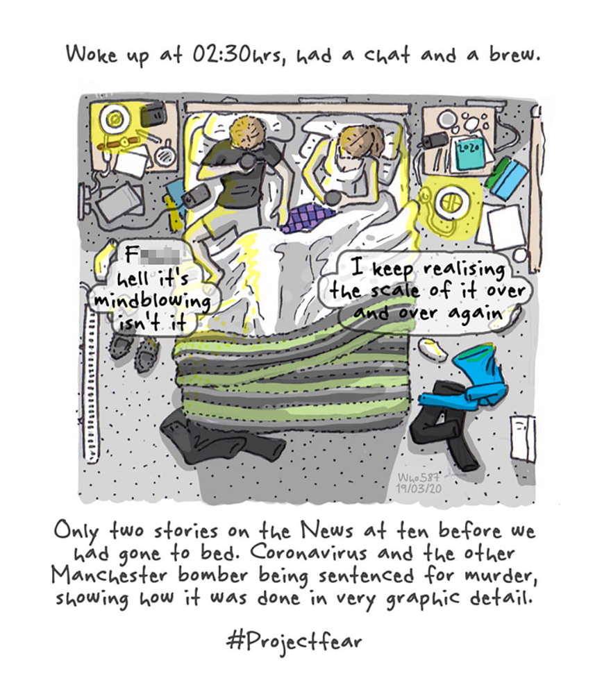 I've Kept A Visual Diary Every Working Day Since Day One Of Lockdown