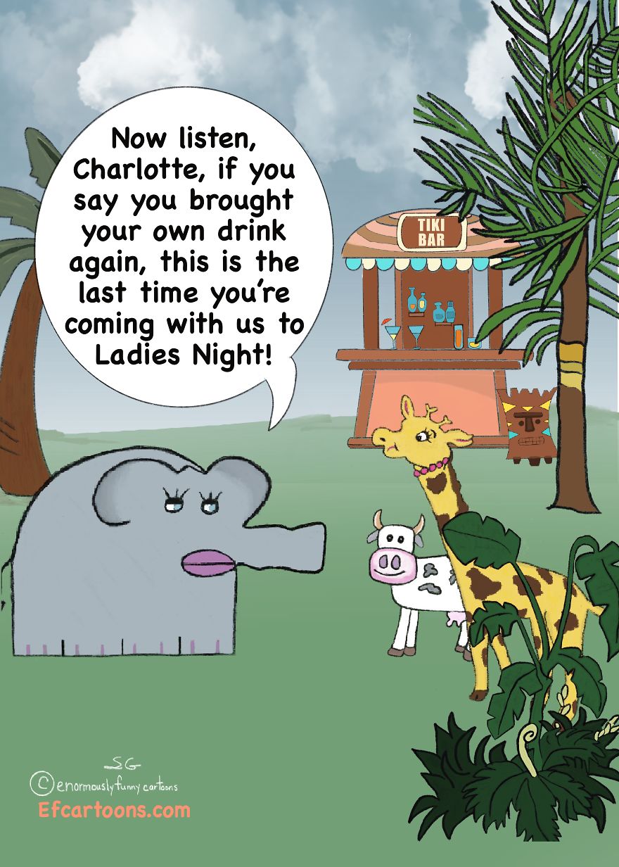 I Draw Enormously Funny Cartoons To Brighten Your Day