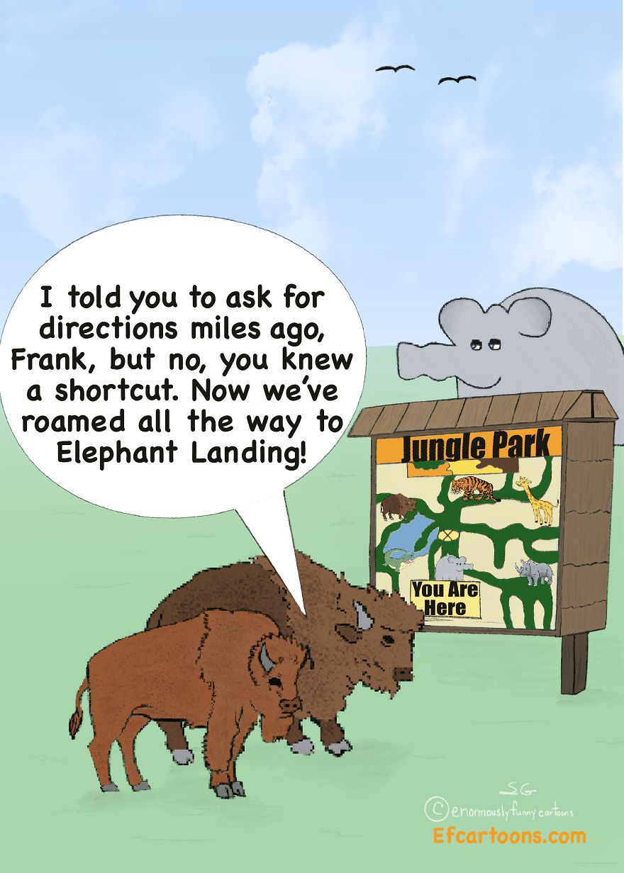 I Draw Enormously Funny Cartoons To Brighten Your Day