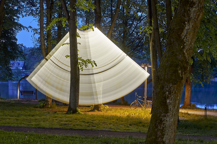 We Photographed The Swing Park Installed In Trakai, Lithuania
