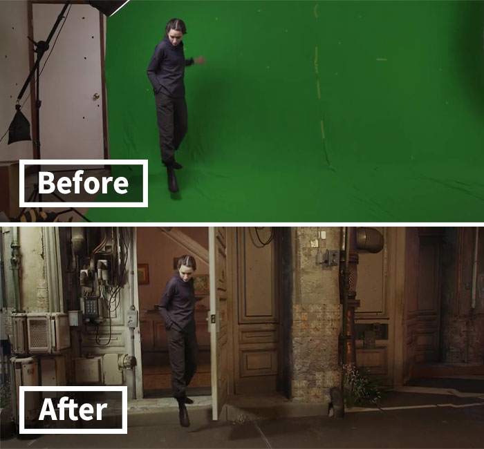 Filmmaker Showcases The Power Of Green Screens By Comparing The Behind-The-Scenes And The Final Cut Of His Series Filmmaker Showcases The Power Of Green Screens By Comparing The Behind-The-Scenes And The Final Cut Of His Series