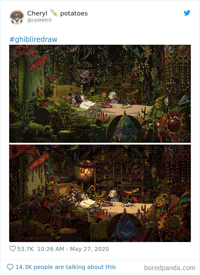Redrawing-Ghibli-Art