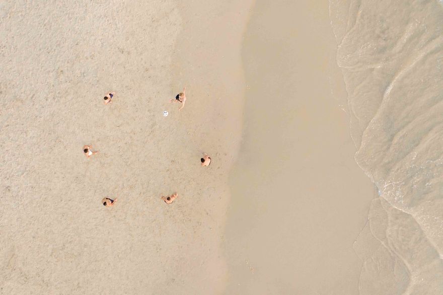 Kick UPS At Frishman Beach