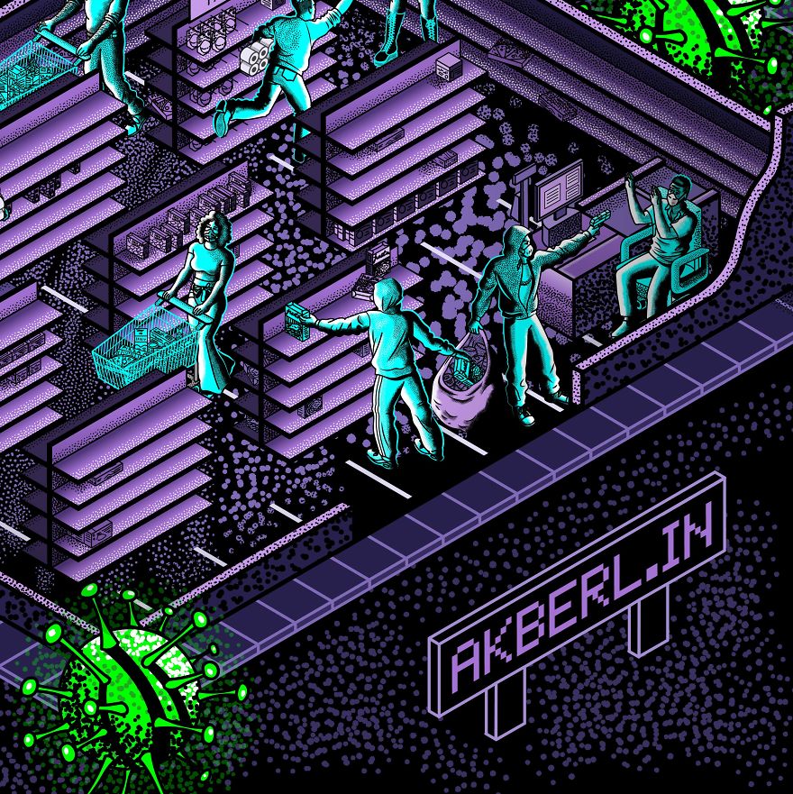 I Created This Art Piece Inspired By Covid-19