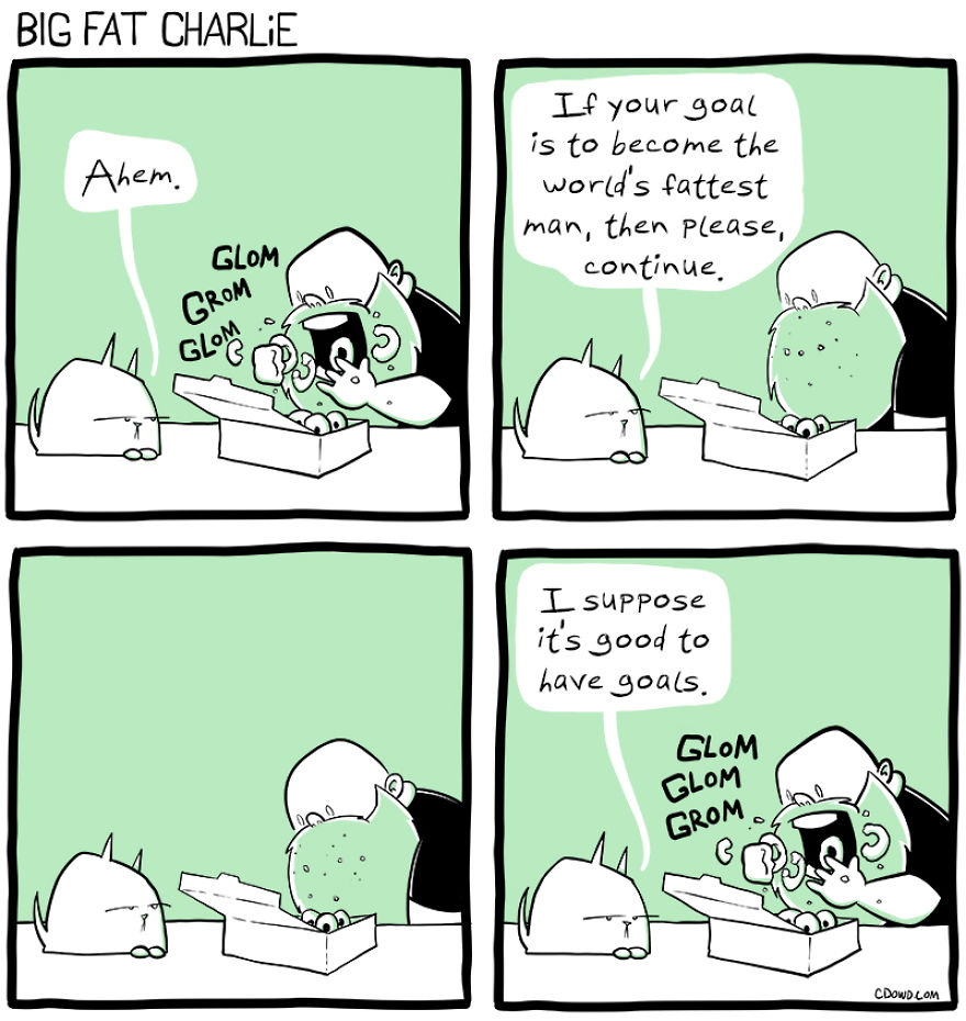 13 Comics About Being Fat, Having Diabetes, And A Cat