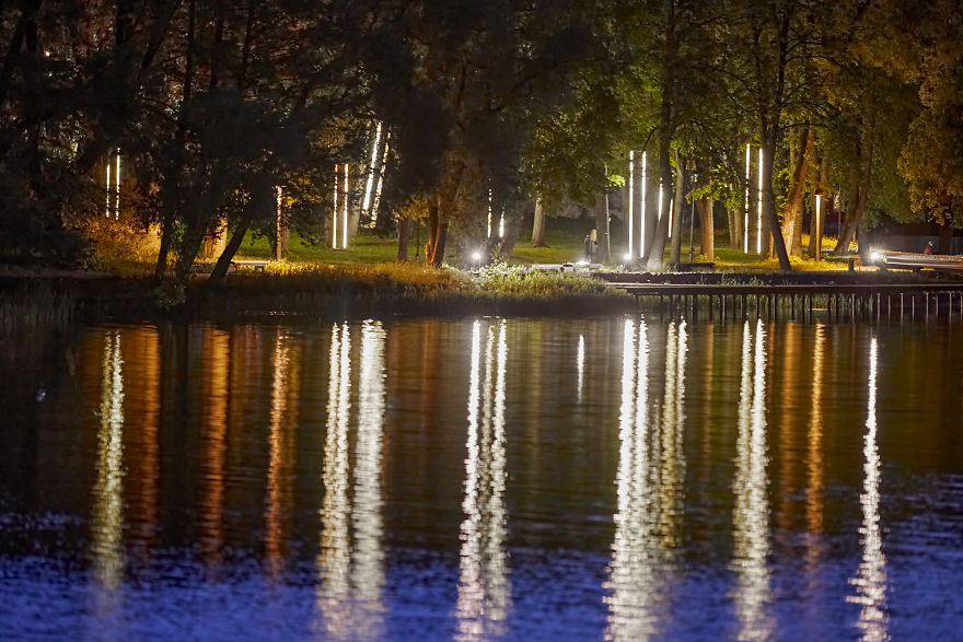 We Photographed The Swing Park Installed In Trakai, Lithuania