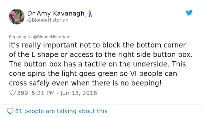 Woman Educates People On Barriers Blind Individuals Experience By Sharing Some Key Information On Tactile Paving