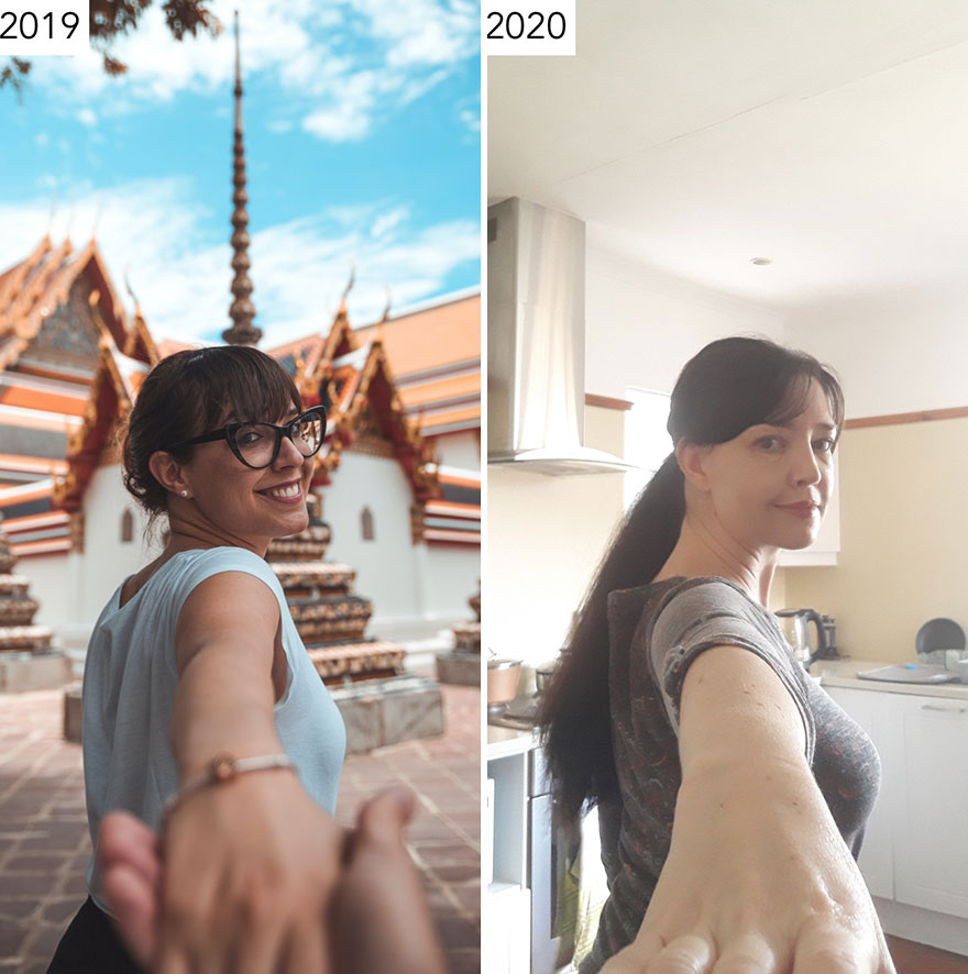 Since You Can't Follow Me Around The World, You Might As Well Follow Me Around The House