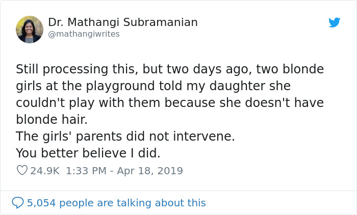 Two Blonde Girls Tell A Girl She Can't Play With Them, Their Parents Do Nothing So The Girl's Mom Intervenes Two Blonde Girls Tell A Girl She Can't Play With Them, Their Parents Do Nothing So The Girl's Mom Intervenes