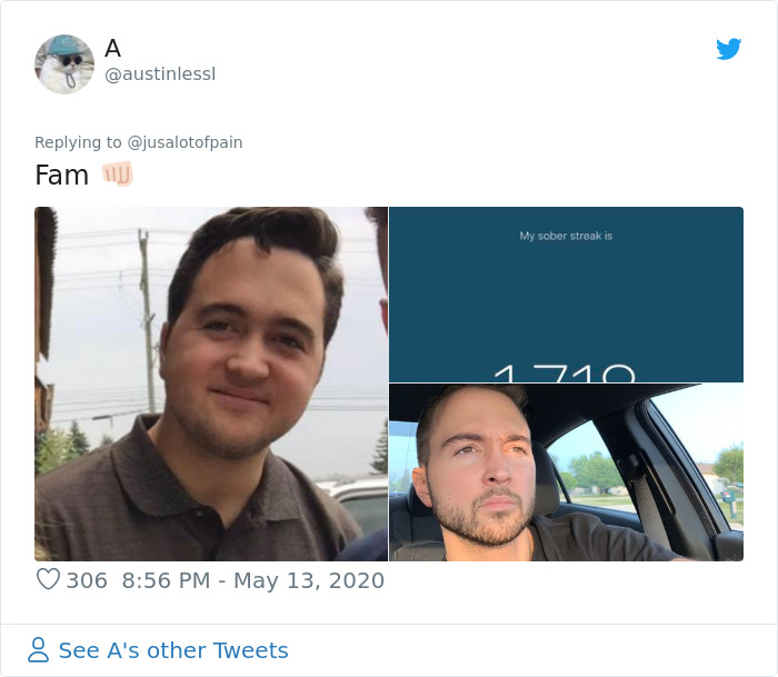 Guy Shares Pics Before And 745 Days After Quitting Drugs And The Transformation Is Incredible Guy Shares Pics Before And 745 Days After Quitting Drugs And The Transformation Is Incredible